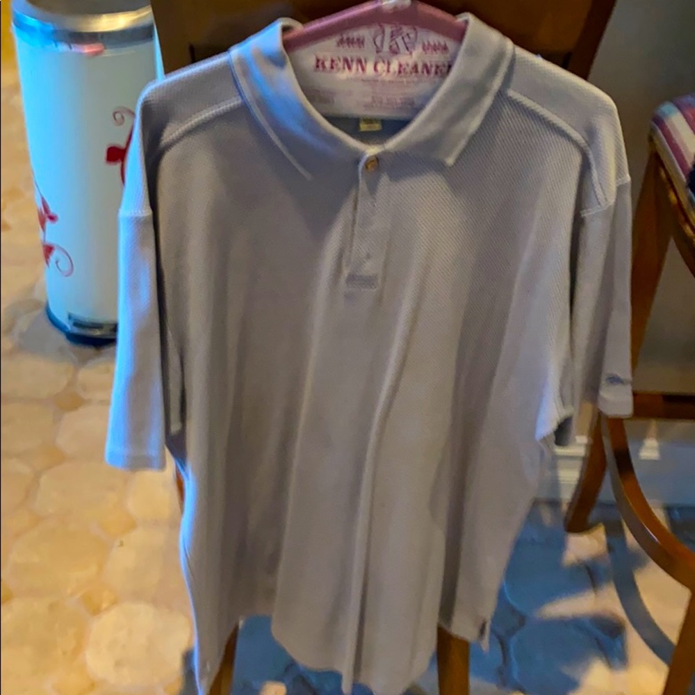 Tommy Bahama light blue short sleeve shirt